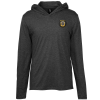 View Image 1 of 3 of Optimal Tri-Blend Hooded T-Shirt - Men's - Embroidered