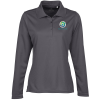 View Image 1 of 3 of Ice Performance Pique Long Sleeve Polo - Ladies'