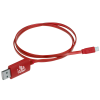 View Image 1 of 5 of Duo Light-Up Charging Cable - 24 hr