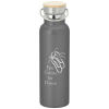 View Image 1 of 3 of Accord Vacuum Stainless Bottle with Wood Lid - 21 oz.