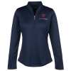 View Image 1 of 3 of Greg Norman Play Dry Tulip Neck 1/4-Zip Pullover - Ladies'