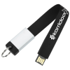 View Image 1 of 3 of Loop USB Flash Drive Keychain - 2GB