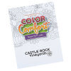View Image 1 of 3 of Color Comfort Grown Up Coloring Book - Raise Your Glass