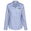 View Image 1 of 3 of Pinpoint Oxford Non-Iron Dress Shirt - Ladies'