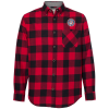 View Image 1 of 2 of Weatherproof Vintage Brushed Flannel Plaid Shirt- Men's - Embroidered