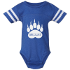 View Image 1 of 2 of Rabbit Skins Infant Jersey Football Onesie
