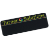 View Image 1 of 3 of Chalkboard Name Badge - 1" x 3" - Jeweler's Pinback - 24 hr