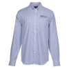 View Image 1 of 3 of Cutter & Buck Epic Easy Care Stretch Oxford Stripe Shirt - Men's