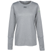 View Image 1 of 3 of Under Armour LS 2.0 Locker Tee - Ladies' - Embroidered