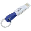 View Image 1 of 7 of Alpine Duo Charging Cable Keychain