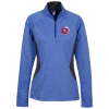 View Image 1 of 3 of adidas UPF 1/4-Zip Pullover - Ladies'