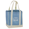 View Image 1 of 2 of Two-Tone Shopper Tote - 24 hr