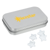 View Image 1 of 2 of Rectangular Tin with Shaped Mints - Star