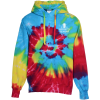 View Image 1 of 3 of Tie-Dyed Spiral Hoodie - Screen