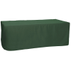 View Image 1 of 4 of Serged Closed-Back Fitted Table Cover - 8' - Blank