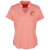 View Image 1 of 3 of Callaway Fine Line Stripe Polo - Ladies'