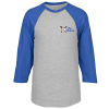 View Image 1 of 3 of LAT Vintage Fine Jersey Baseball Tee - Men's - Embroidered
