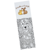 View Image 1 of 3 of Coloring Bookmark - Animals
