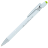 View Image 1 of 6 of Incline Soft Touch Stylus Metal Pen - White