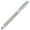 View Image 1 of 7 of Bettoni Woven Mesh Rollerball Stylus Metal Pen