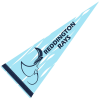 View Image 1 of 2 of Pennant 9" x 24" - White - Full Color