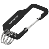 View Image 1 of 3 of Flat Carabiner Triple Keychain
