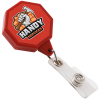 View Image 1 of 4 of Jumbo Retractable Badge Holder - 40" - Octagon - Label