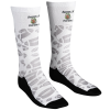 View Image 1 of 2 of Unisex Patterned Socks - Football