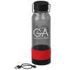 View Image 1 of 6 of Carter Tritan Bottle with Wireless Charger/Power Bank - 26 oz.