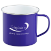 View Image 1 of 2 of Enamel Metal Campfire Mug - 16 oz.
