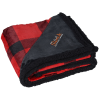 View Image 1 of 3 of Field & Co. Buffalo Plaid Sherpa Blanket