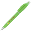View Image 1 of 6 of Soft Touch Twist Pen/Highlighter - Full Color