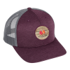 View Image 1 of 2 of Zone Sonic Heather Trucker Cap - Full Color Patch