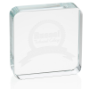 View Image 1 of 3 of Starfire Paperweight - Square - 24 hr