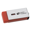 View Image 1 of 5 of Route Swivel USB Flash Drive - 8GB