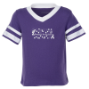 View Image 1 of 3 of Augusta Striped Sleeve T-Shirt - Toddler