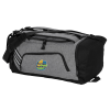 View Image 1 of 7 of Graphite Convertible Duffel Backpack - Embroidered