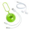 View Image 1 of 6 of Sphere Duo Charging Cable and  Ear Bud Set