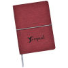 View Image 1 of 5 of Heathered Linen Notebook