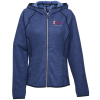 View Image 1 of 3 of Cutter & Buck Mainsail Hooded Jacket - Ladies'