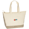 View Image 1 of 2 of Cape 12 oz. Coated Cotton Boat Tote - Embroidered