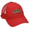 View Image 1 of 4 of Trucker Mesh Back Cap with Face Mask Buttons