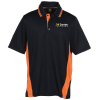 View Image 1 of 3 of Flash Snag Protection Colorblock Polo - Men's