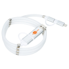 View Image 1 of 7 of Whirl Duo Charging Cable with Magnetic Wrap