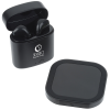 View Image 1 of 9 of Oros True Wireless Auto Pair Ear Buds with Wireless Charging Pad - 24 hr