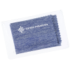 View Image 1 of 3 of Heathered Cleaning Cloth in Printed Pouch