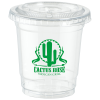 View Image 1 of 2 of Clear Soft Plastic Cup with Lid - 8 oz.