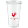 View Image 1 of 2 of Clear Soft Plastic Cup with Lid - 24 oz.