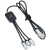 View Image 1 of 5 of SCX Zander Light-Up Logo Charging Cable