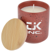 View Image 1 of 3 of Campfire Candle with Bamboo Lid
